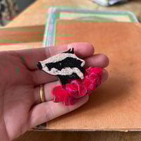 Image 2 of Jeremy Badger Wooden Pin Badge