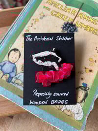 Image 4 of Jeremy Badger Wooden Pin Badge