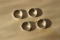 Image 4 of Silver Wabi Band Ring - made to order