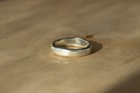 Image 1 of Silver Wabi Band Ring - made to order