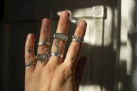 Image 5 of Silver Wabi Band Ring - made to order