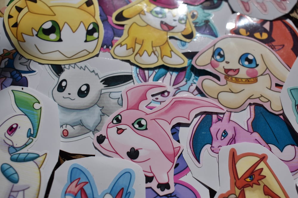 RANDOM B-Grade Kiss Cut Vinyl Stickers
