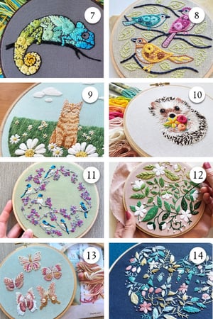 Image of Jessica Long Embroidery Kits