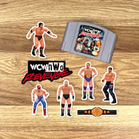 Image 2 of WCW/nWo Revenge Sticker Set (45 Pieces)