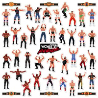 Image 1 of WCW/nWo Revenge Sticker Set (45 Pieces)