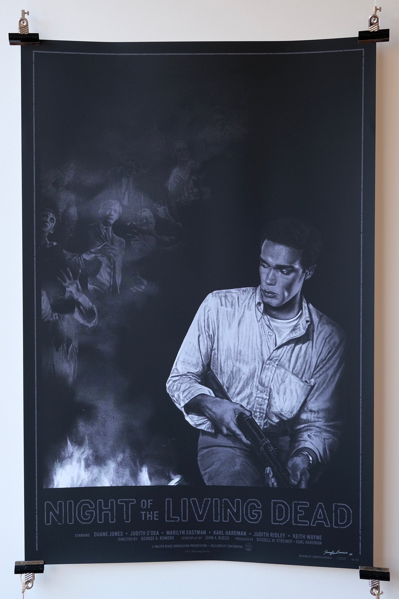 The Night of the Living Dead - Screenprint