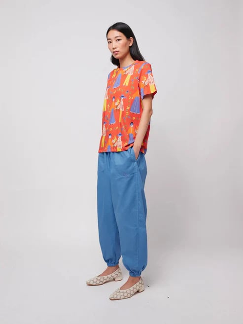 Image of 2-Pantalon jogger azul