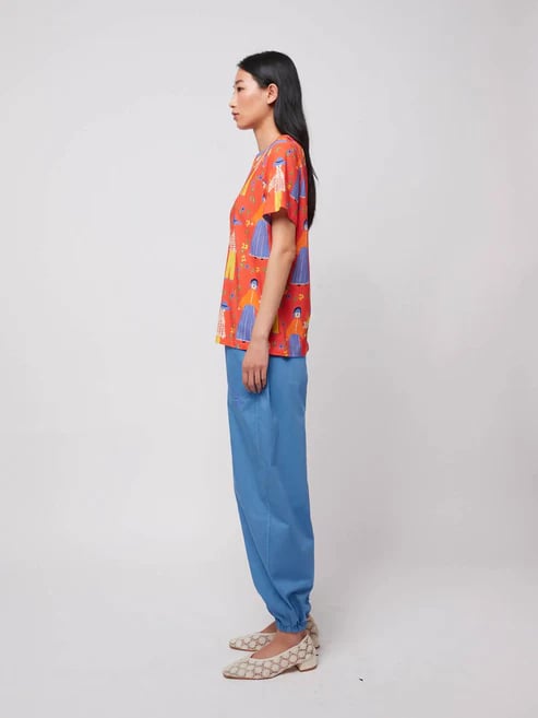 Image of 2-Pantalon jogger azul