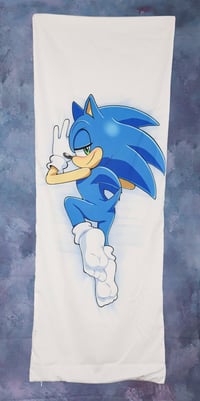 Image 2 of Blue Hog Dakimakura (17.7 in x 47.2 in) Body Pillow Cover!