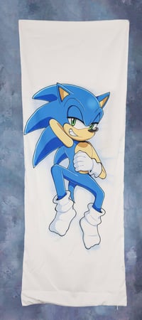 Image 1 of Blue Hog Dakimakura (17.7 in x 47.2 in) Body Pillow Cover!