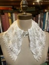 Romantic Cream Ruffled Lace Collar