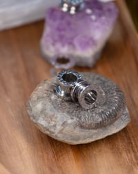 Image 2 of Hammered Silver Stainless Steel Tunnels - Silver - Gauge Jewellery for Stretched Ears - Tunnels Plug