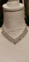 Rhinestone Encrusted Necklace/Choker
