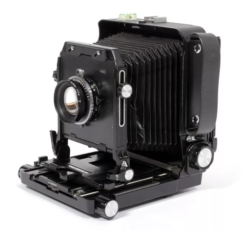 Image of Toyo 45AR 4X5 Camera w/ 135mm + 180mm Lenses +Holders +Fresnel +FILM NEW BELLOWS #5730