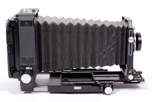 Image of Toyo 45AR 4X5 Camera w/ 135mm + 180mm Lenses +Holders +Fresnel +FILM NEW BELLOWS #5730