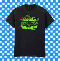 Print Pals black tee