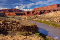 Henry Mountains Looming Over Colorado River (0017)