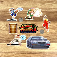 Image 2 of Street Fighter II Magnet Set (17 Pieces)