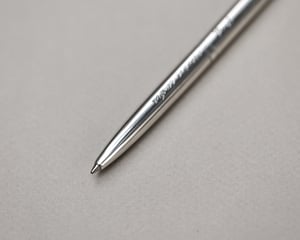 Image of Ballpoint pen with a Latin phrase - short