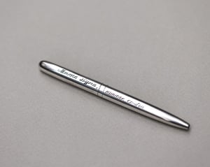 Image of Ballpoint pen with a Latin phrase - short