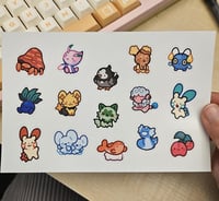 Image 2 of Blorbo 'mon Vinyl Waterproof Sticker Set 5