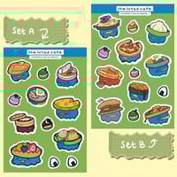 Image 1 of Lotad Cafe Waterproof Vinyl Sticker Set 1