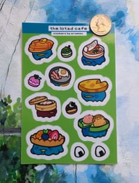 Image 2 of Lotad Cafe Waterproof Vinyl Sticker Set 1
