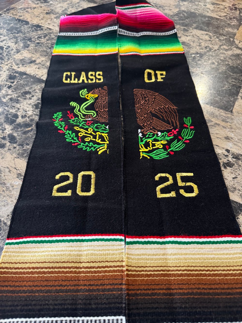 2025 Mexico Graduation Sash