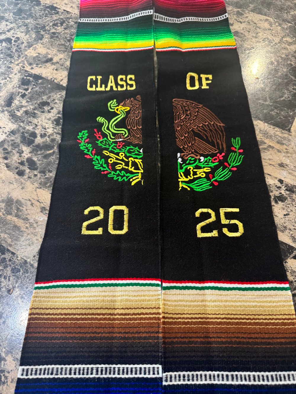 2025 Mexico Graduation Sash