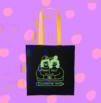 Print Pals black tote 