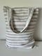 Image of Bolsa Tote bag rayas grises