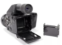 Image 5 of Mamiya M645 Super 6X4.5 medium format camera w/45mm+150mm + lenses + Prism #5769