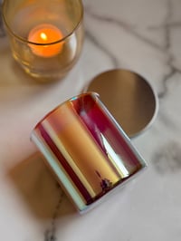 Image 2 of Lux Iridescent Prism 8oz Tumbler | Silver Lid