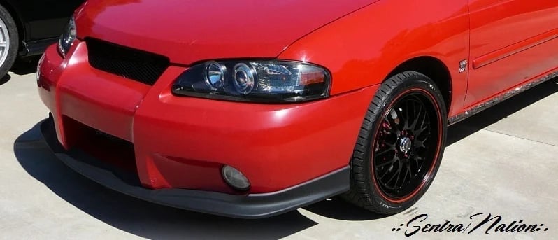 Image of (B15) Polyurethane Front Lip 02-03 Sentra 