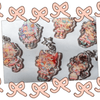 Image 1 of Genshin Maid Acrylic Keychains (Alhaitham/Kaveh/Ayato/Xiao/Zongli/Tartaglia)