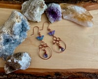 Image 1 of OOAK - Dangle Butterfly Earrings
