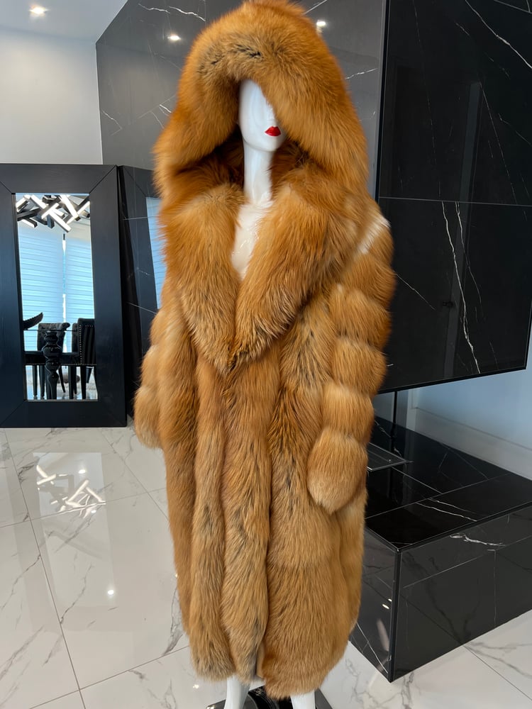 Image of Serena 2in1 Coat (red fox long length)