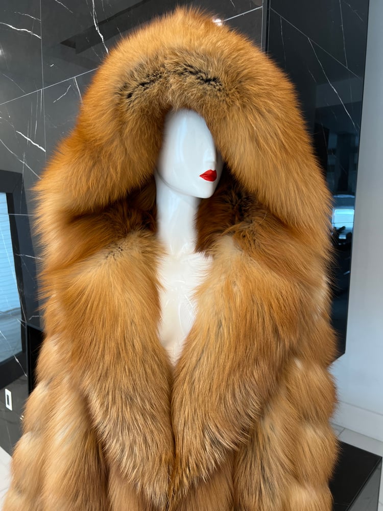 Image of Serena 2in1 Coat (red fox long length)