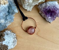 Image 1 of OOAK - Rose Quartz Wreath
