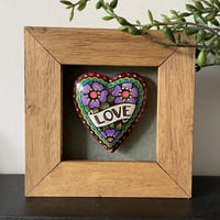 Hand painted love heart