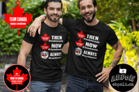 Image 2 of Team Canada- Then Now Always Anti-Fascist Tee