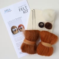 Image 3 of Little Owl Brothers - Needle Felting Kit