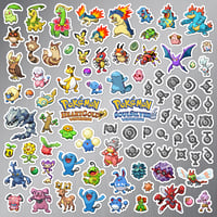Image 1 of Pokemon HeartGold & SoulSilver Generation II Magnet Set (165 Pieces)
