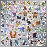 Image 2 of Pokemon HeartGold & SoulSilver Generation II Magnet Set (165 Pieces)