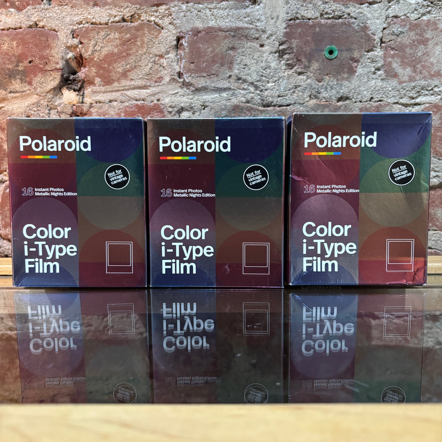 Image of Polaroid I-Type Instant Film Metallic Nights (Twin pack)