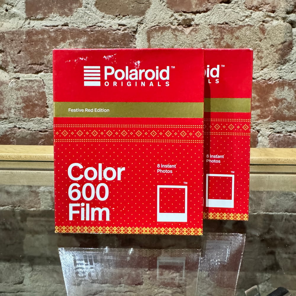 Image of Polaroid 600 Instant Film Festive Red