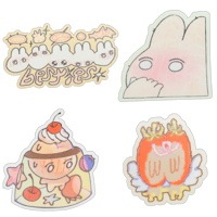 Image 1 of Just a buncha bunnies... (Sticker variation)