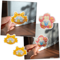 Image 2 of Clay Friends Individual Stickers