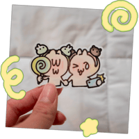 Image 2 of Theme Park Date Bunni Sticker
