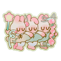 Image 1 of Triple Fairy Bunni Sticker
